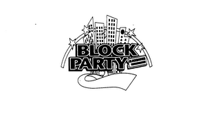 BLOCK PARTY BLOCKBUSTER ENTERTAINMENT logo