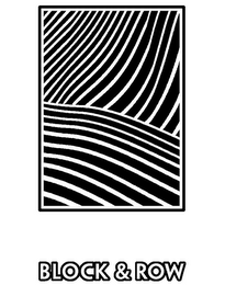 BLOCK & ROW logo