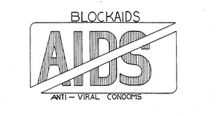 BLOCKAIDS AIDS ANTI-VIRAL CONDOMS logo