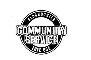BLOCKBUSTER COMMUNITY SERVICE FREE USE logo