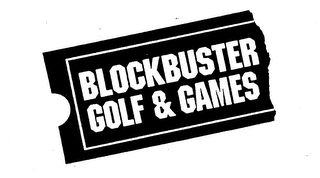BLOCKBUSTER GOLF & GAMES logo
