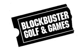 BLOCKBUSTER GOLF & GAMES logo