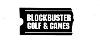 BLOCKBUSTER GOLF & GAMES logo