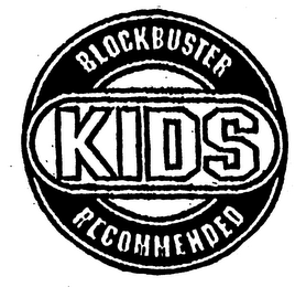 BLOCKBUSTER KIDS RECOMMENDED logo