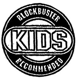 BLOCKBUSTER KIDS RECOMMENDED logo