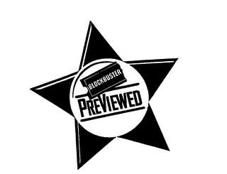 BLOCKBUSTER PREVIEWED logo