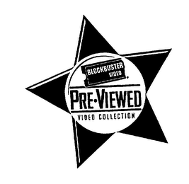 BLOCKBUSTER VIDEO PREVIEWED VIDEO COLLECTION logo
