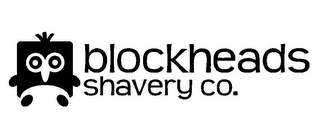 BLOCKHEADS SHAVERY CO. logo