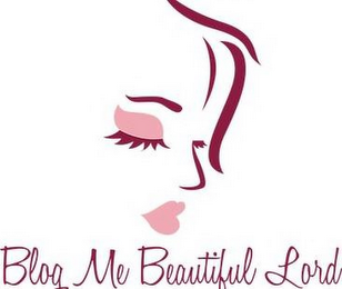 BLOG ME BEAUTIFUL LORD logo