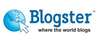 BLOGSTER WHERE THE WORLD BLOGS logo
