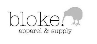 BLOKE. APPAREL & SUPPLY. logo