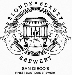 BLONDE BEAUTY BREWERY SAN DIEGO'S FINEST BOUTIQUE BREWERY logo