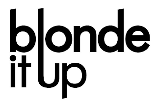 BLONDE IT UP logo