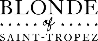 BLONDE OF SAINT-TROPEZ logo