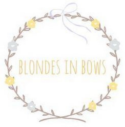 BLONDES IN BOWS logo
