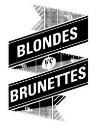 BLONDES VS BRUNETTES logo