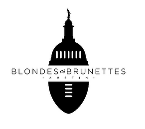 BLONDES VS BRUNETTES - AUSTIN - logo