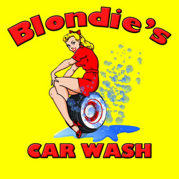 BLONDIE'S CAR WASH logo