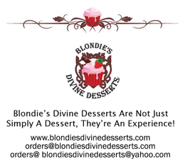 BLONDIE'S DIVINE DESSERTS logo