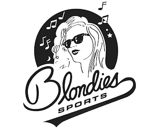 BLONDIES SPORTS logo