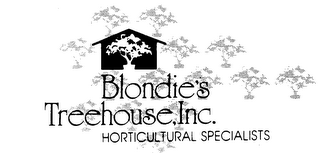 BLONDIE'S TREEHOUSE, INC. HORTICULTURAL SPECIALISTS logo