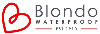 BLONDO WATERPROOF EST 1910 logo