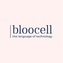 BLOOCELL THE LANGUAGE OF TECHNOLOGY logo