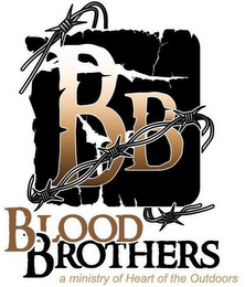 BLOOD BROTHERS A MINISTRY OF HEART OF THE OUTDOORS logo