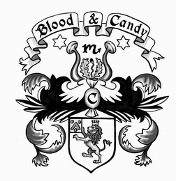 BLOOD & CANDY M C logo