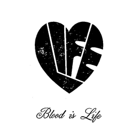 BLOOD IS LIFE LIFE logo