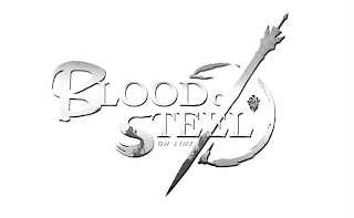 BLOOD OF STEEL ON LINE logo