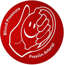 BLOOD PRESSURE PRESIÓN ARTERIAL logo