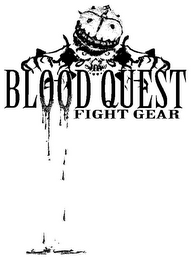 BLOOD QUEST FIGHT GEAR logo