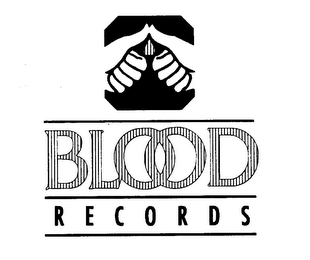 BLOOD RECORDS logo