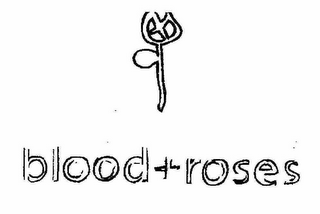 BLOOD + ROSES logo