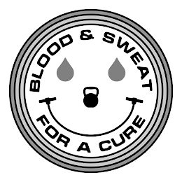 BLOOD & SWEAT FOR A CURE logo