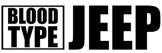 BLOOD TYPE JEEP logo
