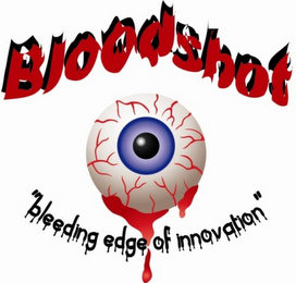 BLOODSHOT BLEEDING EDGE OF INNOVATION logo