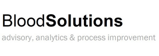 BLOODSOLUTIONS ADVISORY, ANALYTICS & PROCESS IMPROVEMENT logo