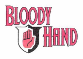 BLOODY HAND logo