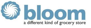 BLOOM A DIFFERENT KIND OF GROCERY STORE logo