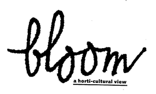 BLOOM A HORTI-CULTURAL VIEW logo