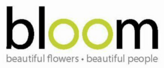 BLOOM BEAUTIFUL FLOWERS BEAUTIFUL PEOPLE logo