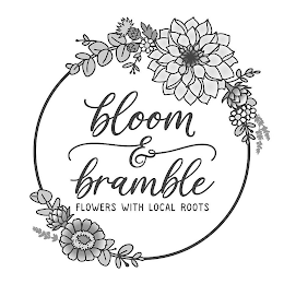 BLOOM & BRAMBLE FLOWERS WITH LOCAL ROOTS logo