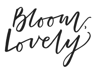 BLOOM, LOVELY logo