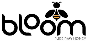 BLOOM PURE RAW HONEY logo