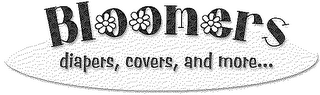 BLOOMERS CLOTH DIAPERS, COVERS, AND MORE...WWW.COTTONBLOOMERS.COM logo