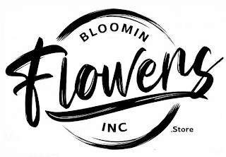 BLOOMIN FLOWERS INC .STORE logo