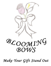 BLOOMING BOWS MAKE YOUR GIFT STAND OUT logo