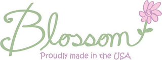 BLOSSOM PROUDLY MADE IN THE USA logo